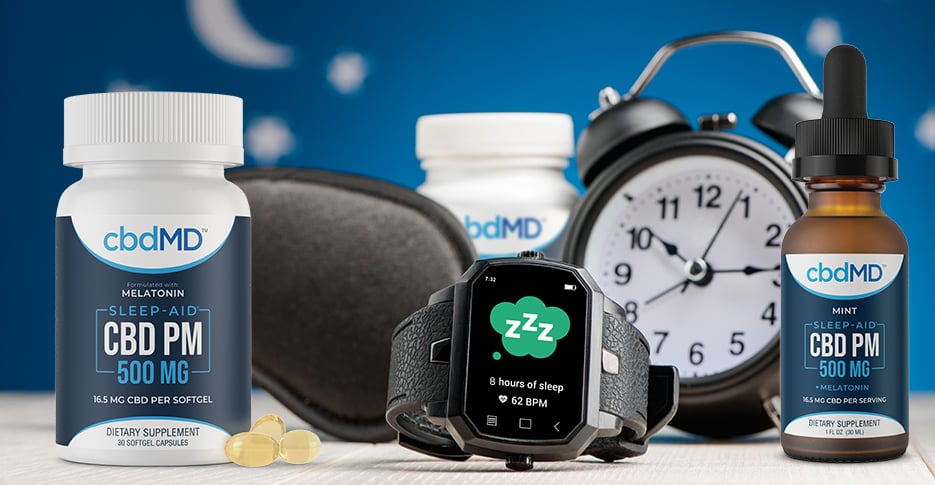 Award Winning CBD and Melatonin Sleep Aid cbdMD cbdMD