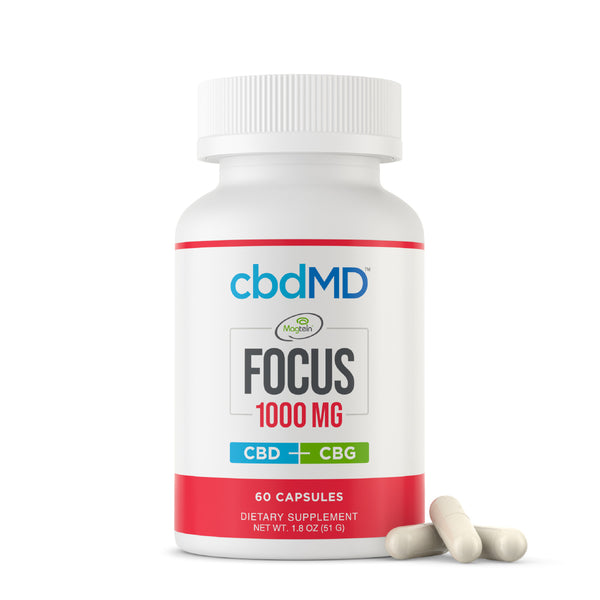 CBD Focus Capsule Pills for Enhanced Concentration | cbdMD